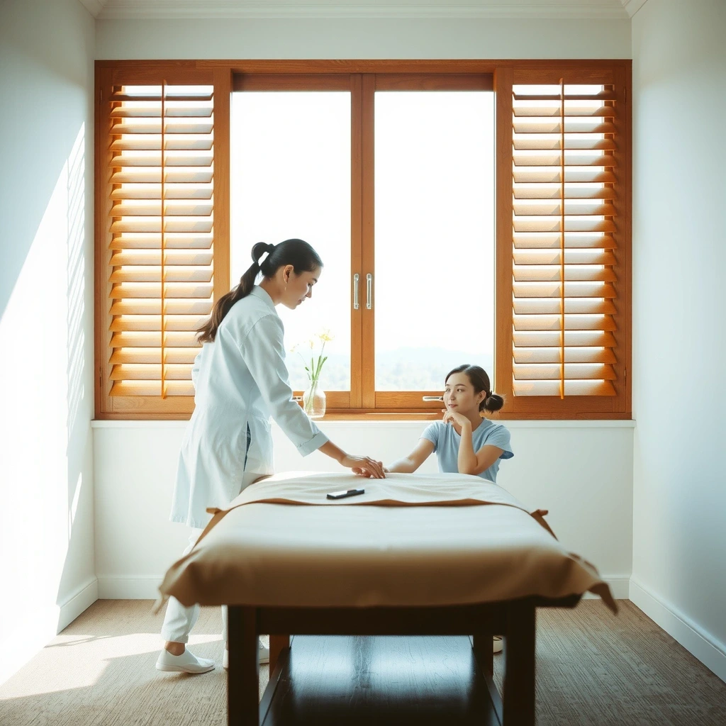 Suasana terapi modern di Bali